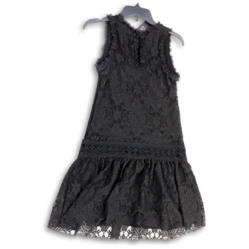 black lace dress